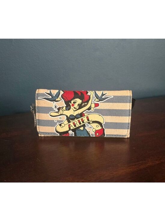 Loungefly Accessories - Loungefly ❤️ Logo Disney Ariel Flap Wallet